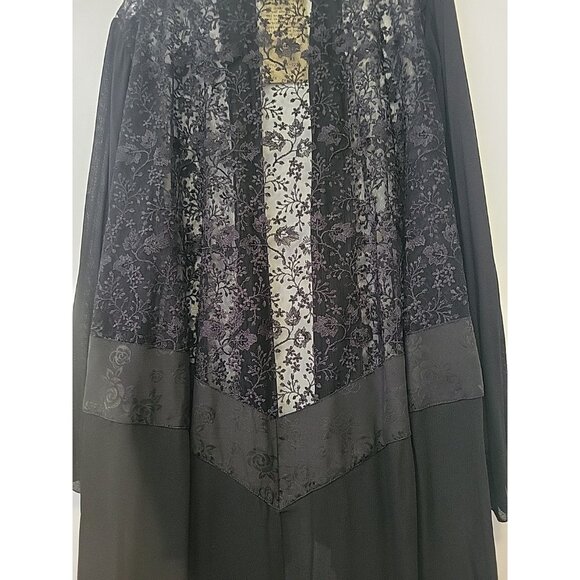 Globetrotter Kimono Type Jacket Lace Detail Vamp Whimsy Goth Black 0X NWT - Picture 9 of 12